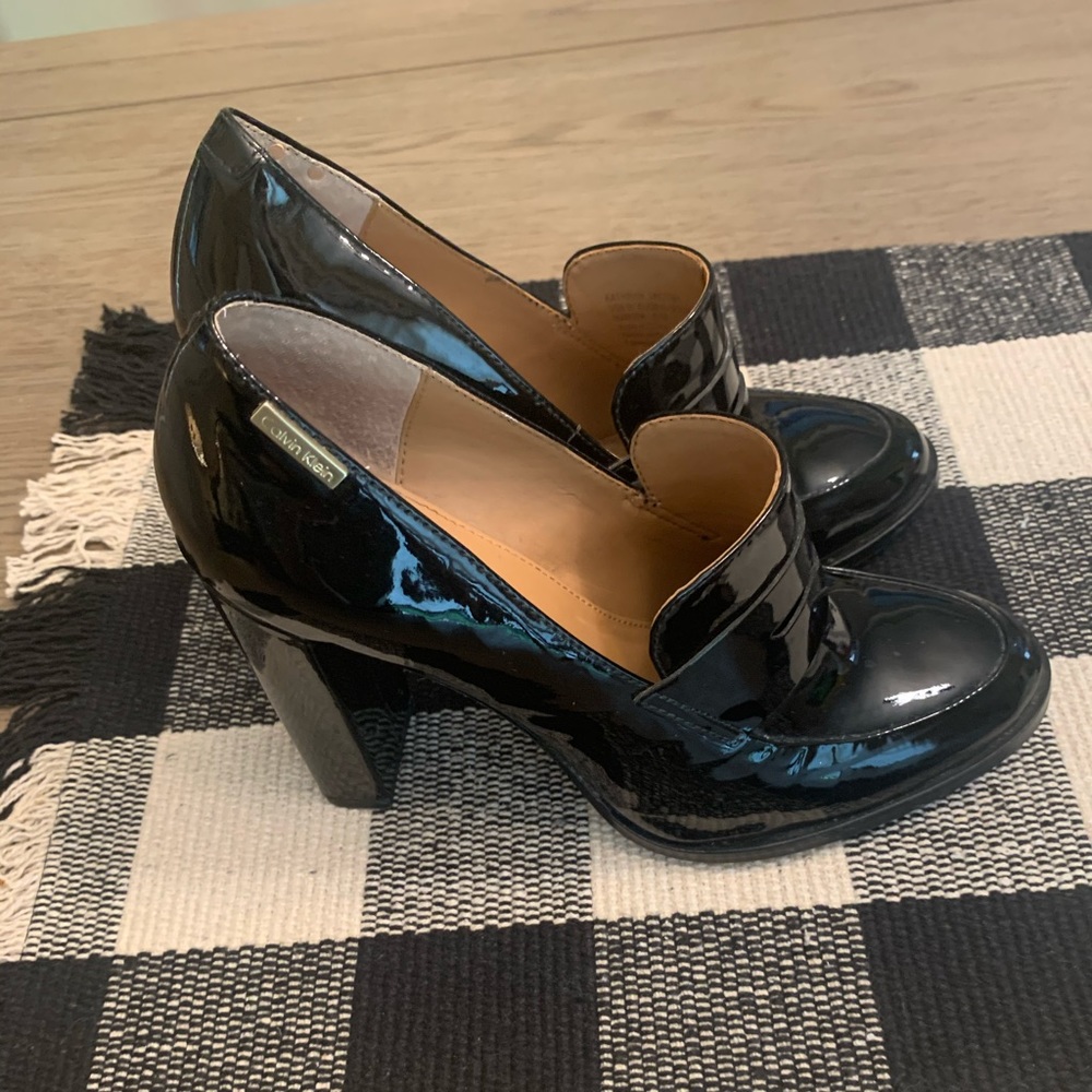 Calvin Klein Kathryn Penny Loafer Heels.